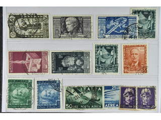 Italy. Used 1931–45. All different, e.g. Mi 368, 434, 584-85, 589-90, 612-13, 619, 713. …