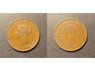 Ceylon Queen Victoria (1837-1901) 5 cents 1870, VF