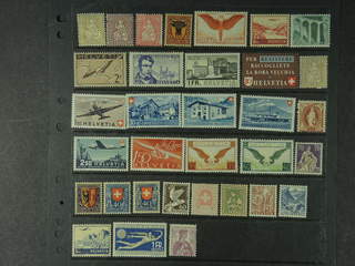 Switzerland. ★ 1862–1946. All different, e.g. Mi 28, 60, 108, 116, 233-34x, 254-55, 394, …