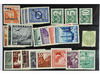 Austria. ★ 1934–52. All different, e.g. Mi 566, 591-96, 610-12, 623-26, Postage due …