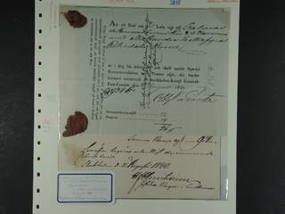 Sweden. Postal document. Unnumbered, early receipt for open registered mail, regarding a …