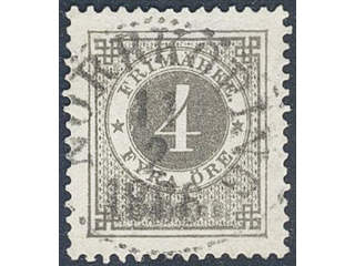Sweden. Facit 29d used , 4 öre deep grey-grey. EXCELLENT cancellation NORRKÖPING …