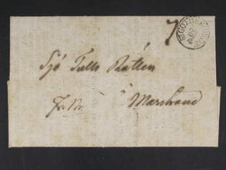 Sweden. O county. GÖTHEBORG 22.4.1831, arc postmark. Type 1 on letter sent to Marstrand. …