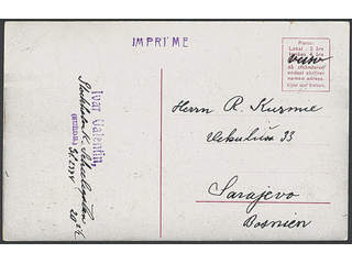Sweden. Facit 71, 74 on cover, 1+4 öre on picture postcard (Djursholms Slott) sent as …