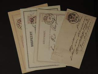 Sweden. Facit 31 cover , 6 öre on one local cover and thee postcards. (4). SEK 1000