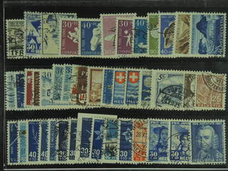 Switzerland. Used 1928–52. All different, e.g. Mi 224, 362, 394, 548-49, 553, 558-59, …