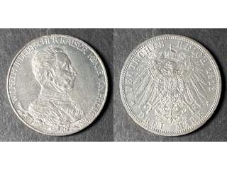 Tyskland - Preussen. Wilhelm II (1888-1918) 3 mark 1913 A, AU/UNC