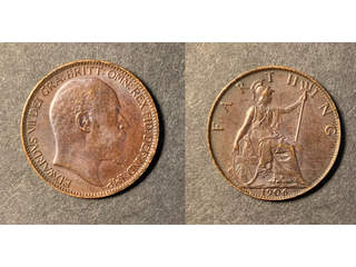 Storbritannien Edward VII (1901-1910) 1 farthing 1906, AU