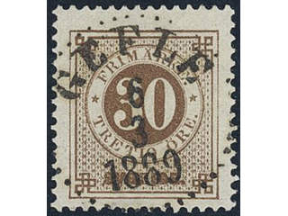 Sweden, Sverige, Sverige, Sverige. Facit 47e used, 30 öre yellowish brown. EXCELLENT …