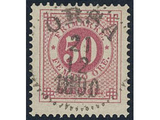 Sweden, Sverige, Sverige, Sverige. Facit 48d used, 50 öre dull carmine on yellowish …