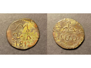 Mexico Oaxaca 2 reales 1812, VF ärg