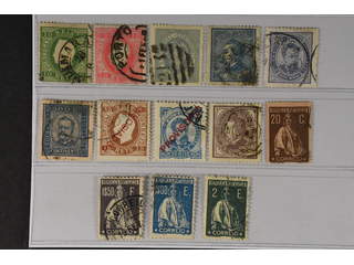 Portugal. Used 1879–1917. All different, e.g. Mi 47, 50, 53, 60B, 64, 77, 82C, 85. …