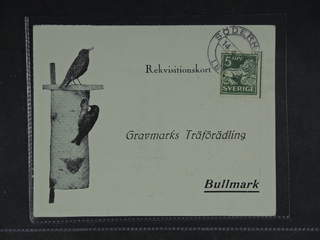 Sweden. Facit 143A cover , 5 öre on book requvisition card sent from SÖDERHAMN 14.4.3x …