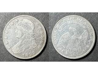 USA 50 cents 1829/7, VF-XF repa