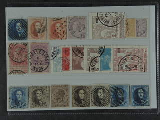 Belgium. Used 1849–1911. All different, e.g. Mi 2, 9 II, 13B, 47, 59-59, 82 II. Mostly …