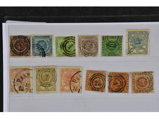 Denmark. Used 1851–1870. All different, e.g. F 2-3, 5-6, 8, 11-12, 14. Mostly good …