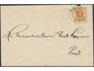 Sweden. Facit 40 cover , 2 öre on beautiful local printed matter envelope sent within …