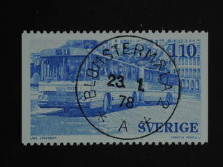 Sweden. Facit 1019 used , 1977 Local Transport 1.10 Kr light blue. EXCELLENT …