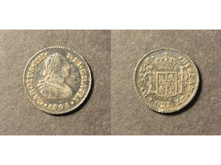 Mexico Carlos IV (1788-1808) 1/2 real 1805, AU