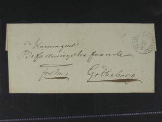 Sweden. L county. CHRISTIANSTAD 10.4.1831, arc postmark. Type 1 on cover sent to …