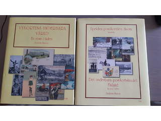Literature. Picture postcards. "Det underbara postkortslandet Finland" (Saxon), …