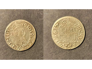 Poland Sigismund III Vasa (1587-1632) 3 kreuzer 1617, AU