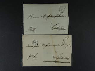 Sweden. W county. FAHLUN, arc postmark. Type 4–5 on two covers sent to Gothenburg. (2). …