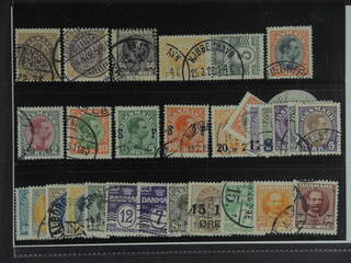 Denmark. Used 1875–1927. All different, e.g. F 36, 44, 67, 132sx5, 144, 162, 164, and …