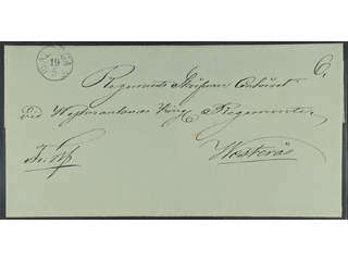 Sweden. U county. ARBOGA 19.5.1834, arc postmark. Type 2 on cover sent to Västerås. …