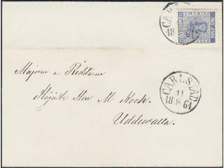 Sweden. Facit 9j2 cover , 12 öre blackish ultramarine on beautiful cover sent from …