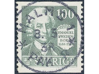 Sweden. Facit 260 used, 1938 Emanuel Swedenborg 100 öre dull green. EXCELLENT …