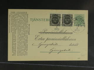 Sweden. Postal stationery, official postcard Facit TjbK7, 71 , Postcard 5 öre, …