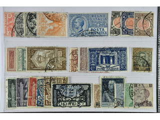 Italy. Used 1915–27. All different, e.g. Mi 120-23, 138-40, 141-43, 157-59, 174, 177-82, …