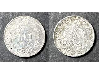 Mexiko 10 centavos 1914, AU