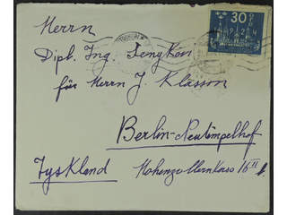 Sweden. Facit 201 cover , 30 öre on cover sent from STOCKHOLM 21.7.24 to Germany. …