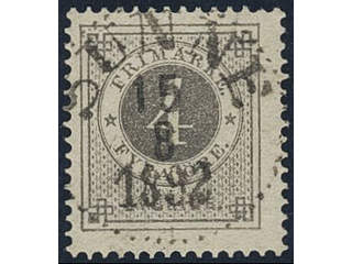 Sweden, Sverige, Sverige, Sverige. Facit 42e used, 4 öre light grey on yellowish. …