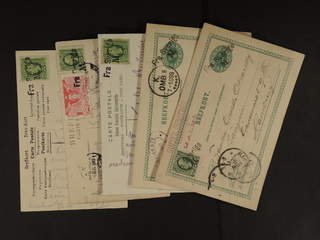 Sweden. DENMARK. Danish cancellation FRA SVERIGE M on five Swedish postcards sent …