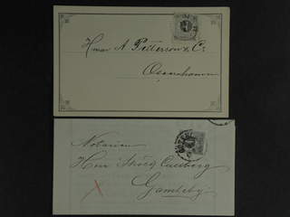 Sweden. Facit 29 cover , 4 öre on two printed matters, cancelled KALMAR and GÖTEBORG, …