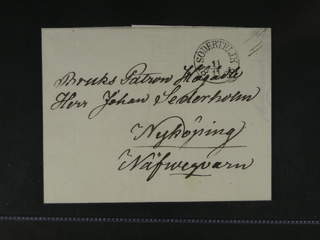 Sweden. B county. SÖDERTELJE 11.11.1836, arc postmark. Type 2 on beautiful letter sent …