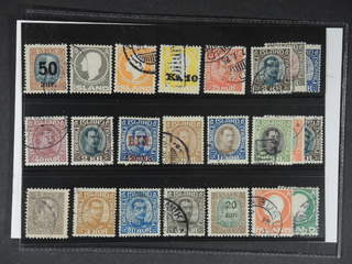 Iceland. Used 1902–33. All different, e.g. F 102, 111, 113, 123v1, 137, 143, 154, 156, …