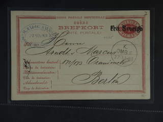 Sweden. Facit bKe4. DENMARK. Danish single line cancellation FRA SVERIGE without frame …
