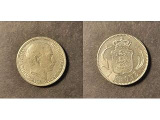Denmark Christian X (1912-1947) 1 krone 1916, AU