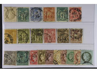 France. Used 1871–1877. All different, e.g. Mi 47, 56 I, 63 I, 65 I, 57 II, 66 II, 70. …