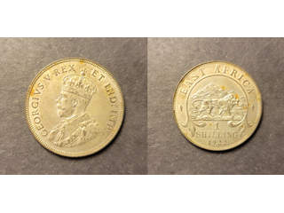 Östafrika British East Africa George V (1910-1936) 1 shilling 1922, AU/UNC