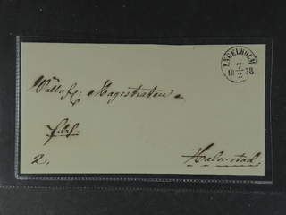 Sweden. L county. ENGELHOLM 7.2.1858, circle cancellation. Type 1 on cover sent during …