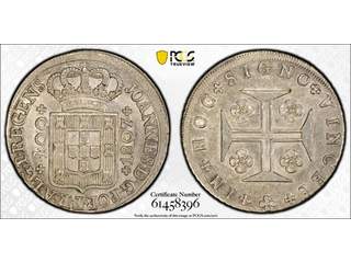 Portugal Joao VI (1799-1826) 400 reis 1807, PCGS AU55