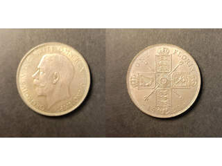 Storbritannien George V (1910-1936) 1 florin 1923, UNC