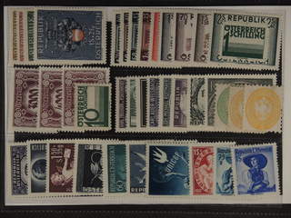 Austria. ★ 1937–55. All different, e.g. Mi 937-40, 960-63, 1006, 1012-16, Postage Due …