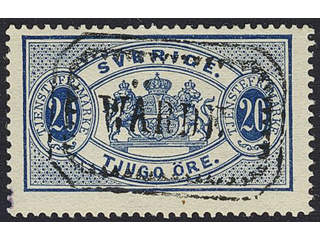 Sweden. Facit Tj19. WÄRDE, EXCELLENT cancellation.
