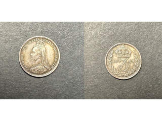 Storbritannien Queen Victoria (1837-1901) 3 pence 1887, UNC